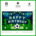 thumbnail image 2 of Cheereveal Soccer Birthday Unisex Party Banner, Vinyl, Green Sports, 4.9 ft x 3.2 ft, 2 of 3