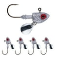 thumbnail image 1 of Goture 20Pcs Tube Jig Heads Fishing Hooks - Saltwater & Freshwater Water Drop Fishing Tube Jig Hooks Tube Baits Hooks for Bass Fishing - Tube Jig Heads, 1 of 7