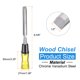 thumbnail image 2 of Cincel de madera Uxcell de 1/2" con hoja de acero CRV y borde biselado, mango de alto impacto, herramienta manual de carpintería con tapas para tallar muebles y hacer carpintería., 2 of 7