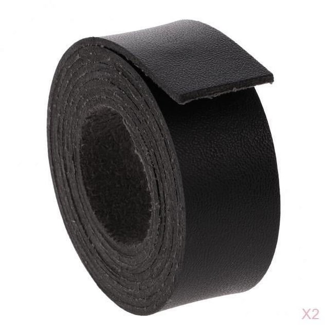 Rongfmy 2M Long Microfiber Pu Leather Trimming Straps Craft DIY Embellishments 2 Pcs