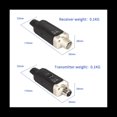 thumbnail image 4 of de MicróFono InaláMbrico Transmisor y Receptor XLR InaláMbrico UHF para MicróFono DináMico, Mezclador de Audio, PA, 4 of 5