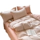 thumbnail image 1 of Xiao Hua Juego de sábanas, juego de sábanas y fundas de almohada, juego de cama individual, ropa de cama de hotel, decoración del hogar (rosa), 1 of 3