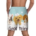 thumbnail image 2 of Lsque Mens Swim Trunks Cute Dog In Bathtub1 Pattern - Bathing Suit Compression Liner - Beach Swim Shorts Swimwear - (S-3XL) - Stretch Quick Dry -Large, 2 of 9