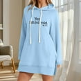 thumbnail image 5 of Aboser Yes,I'm Still Cold Womens Oversized Long Hoodies Trendy Side Split Sweatshirts Casual Raglans Long Sleeve Hooded Shirts Comfortable Soft Hoodie Sweatshirt with Pockets Light blue XXL, 5 of 5