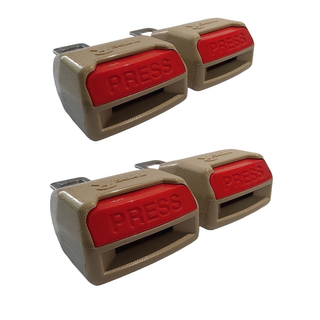 Original Seat Buckle Belt Extenders Button, Buttons Extender for Comfortable Use(4pcs) (yellow)