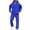 Blue, variant on YNGKMEA Men's Tracksuit 2 Pieces Set Full Zip Jacket Athletic Casual Hooded Sweatshirt and Joggers Set Sweatsuit Outfits Wine L