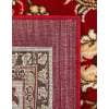 thumbnail image 4 of Unique Loom Sialk Hill Collection Area Rug - Washington (3' 3" x 5' 3" Rectangle Burgundy/Cream) Floral Traditional Perfect For Living Room Bed Room Dining Room Office, 4 of 12