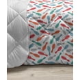 thumbnail image 3 of Bowling Down Alternative Comforter, Skittles with Colorful Stripes Competitive Gameplay Having Fun with Loved Ones, Microfiber Quilt for All Season, 5 Sizes, Multicolor, by Ambesonne, 3 of 3