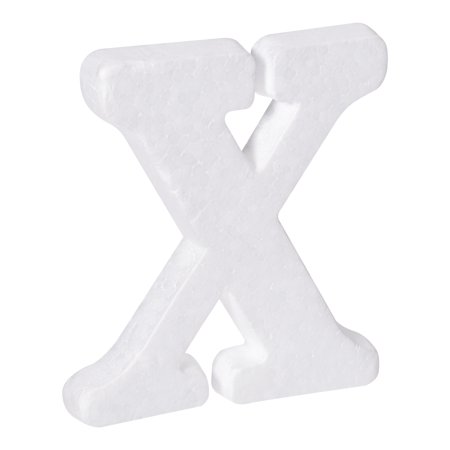 Uxcell Foam Letters x Letter EPS White Polystyrene Letter Foam 100mm/4 Inch for Crafts, Wedding, Party Decoration