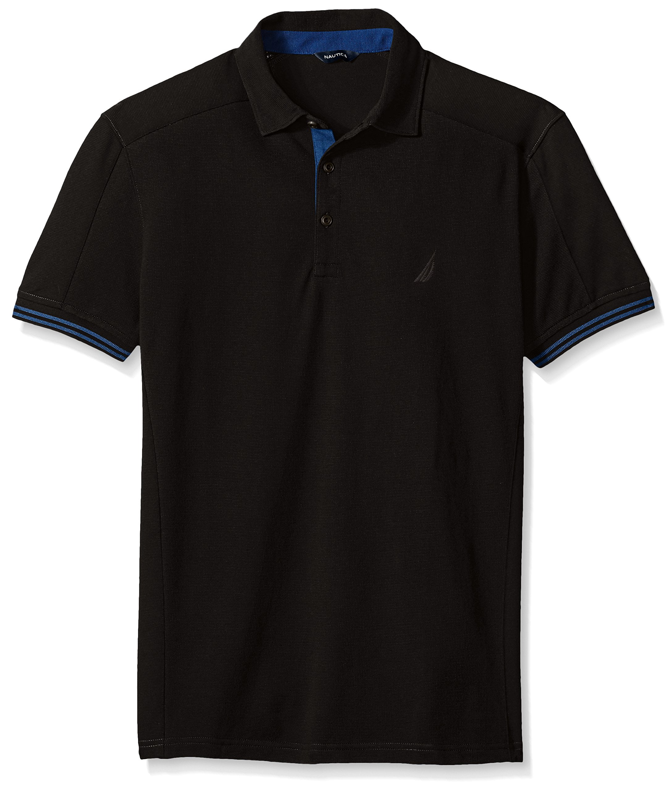 Download Nautica - Nautica NEW Black Mens Size Large L Polo Short ...