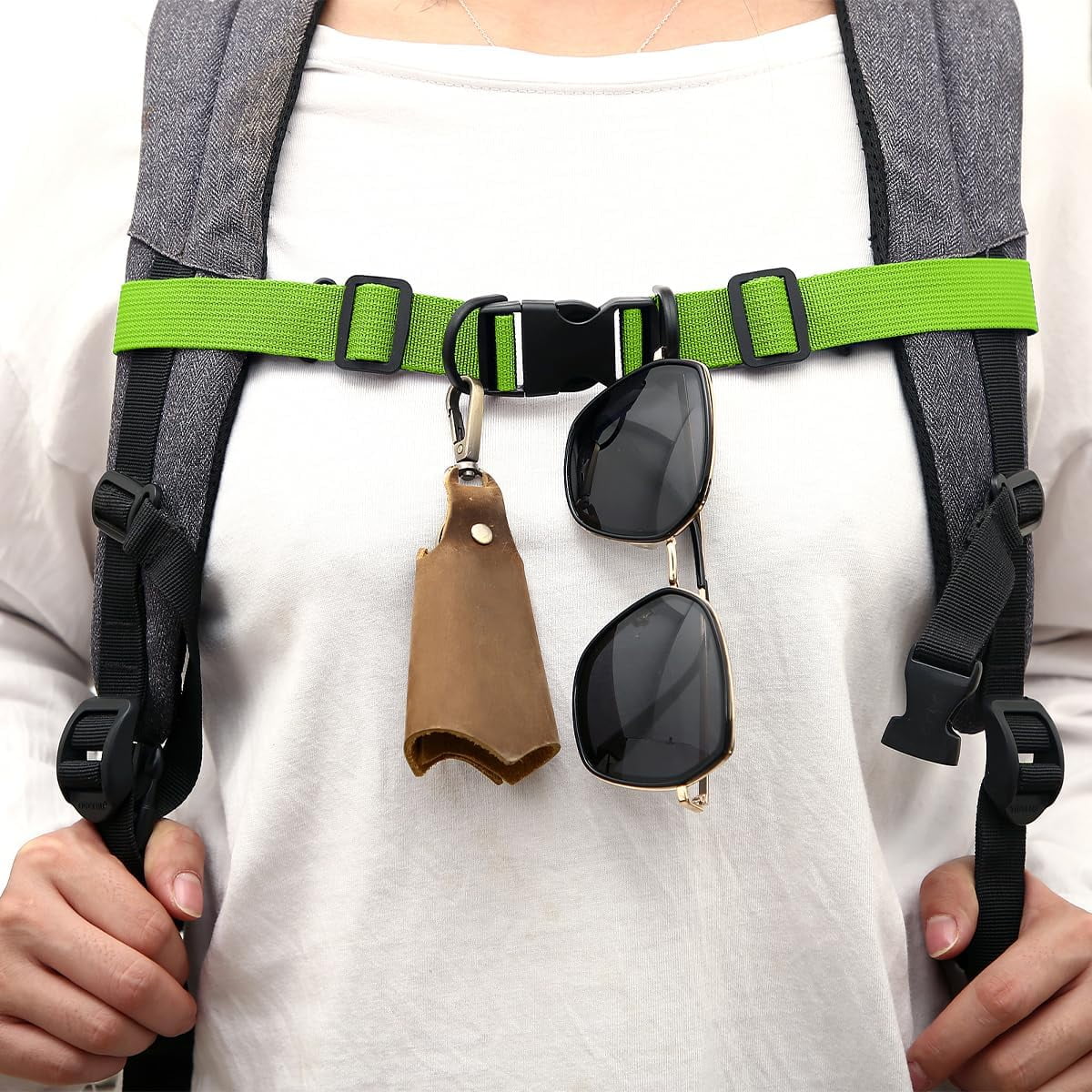 Pcs Adjustable Backpack Sternum Straps Chest Belt Hardness Strap
