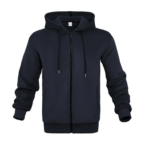 WILLBEST Sudaderas para Hombre, Otoño e Invierno, Suéter Holgado con Cremallera y Capucha, Informal, Tipo Cárdigan Chica