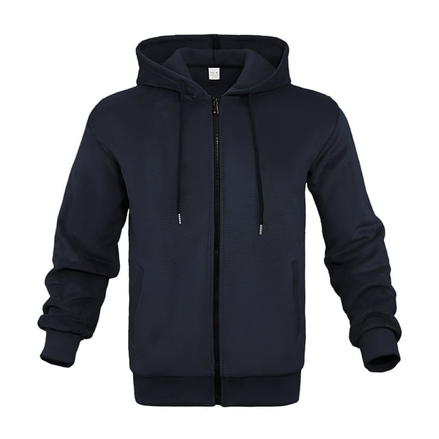OJinShaWanO Chandail à Capuche Rouge pour Hommes Automne et Hiver Cardigan Décontracté à Capuche avec Fermeture Éclair