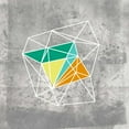 thumbnail image 3 of Goldberger, Jennifer 15x15 Black Modern Framed Museum Art Print Titled - Geomolecule III, 3 of 5