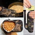 thumbnail image 5 of Yayeee Oven Mitts and Pot Holder Set of 2 Heat Resistant Kitchen Gloves Baking Hot Pad, Cows and Flowers, 5 of 5