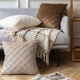 thumbnail image 2 of Housse de Coussin Couvre Coussin Salon Oreiller Plaid Doux Jeter, 2 of 6