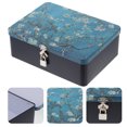thumbnail image 3 of BESTONZON 1 Set of Storage Box Retro Style Gift Case with Padlock Keys for Organization, 3 of 5