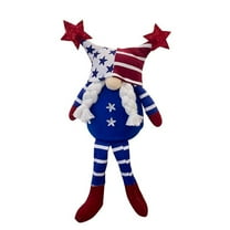 Utoimkio 4th of July Patriotic Gnomes Plush Decorations Party Supplies Memorial Day Red White Blue Gnomes Doll Patriotic Decorations for Home Party 4th of July Accessories