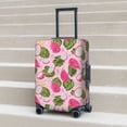 thumbnail image 6 of Fuzoiu Dragon Fruits Print Suitcase Cover,Washable Luggage Covers for Suitcase,Elastic Luggage Protector Cover,Scratch Resistant Travel Suitcase Covers-Small, 6 of 7