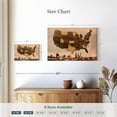 thumbnail image 4 of Elephant Stock Carved Wood Usa Map Wall Art - Horizontal Canvas Wall Art - Living Room Wall Decor - Map Canvas - Beige And Brown Decor - 12" x 8", 4 of 8