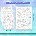 thumbnail image 2 of 4 Sheets Dragon Water Soluble Embroidery Stabilizer Stars Hand Sewing Stabilizers Self Adhesive Washable Stick and Stitch Embroidery Stabilizer for Embroidery Beginners Cloth, 2 of 7