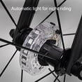 thumbnail image 3 of Bike Wheel Light Smart Manual USB Charging Waterproof Long Endurance Colorful Anti Rust Wheel Hub Lights for Bicycle, 3 of 7