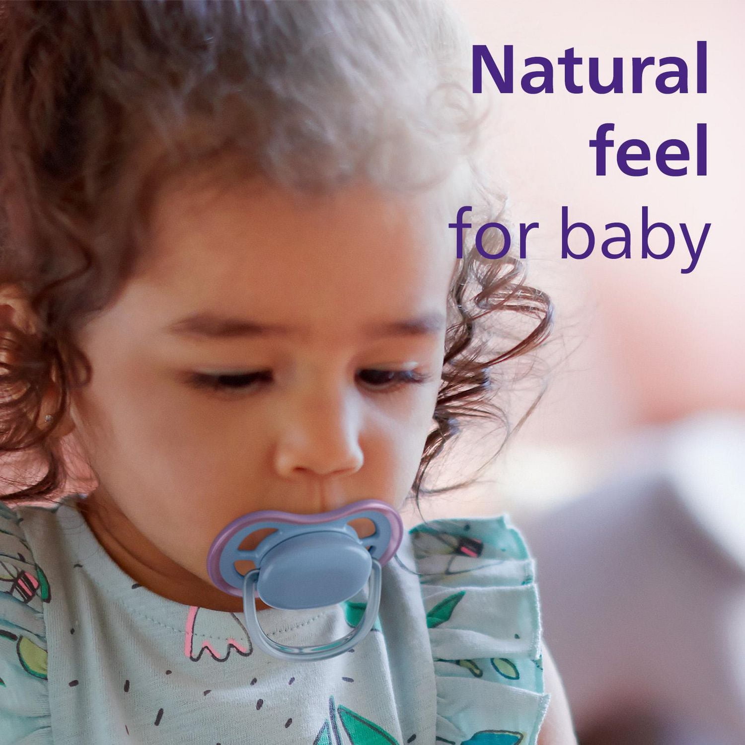 Suce ultra-aérée Philips Avent, 6 à 18 mois, bleu/lilac emb. de 2, SCF085/34