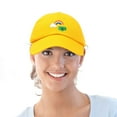 thumbnail image 5 of DALIX St. Patricks Pot of Gold Hat Womens Embroidered Baseball Cap in Gold, 5 of 6