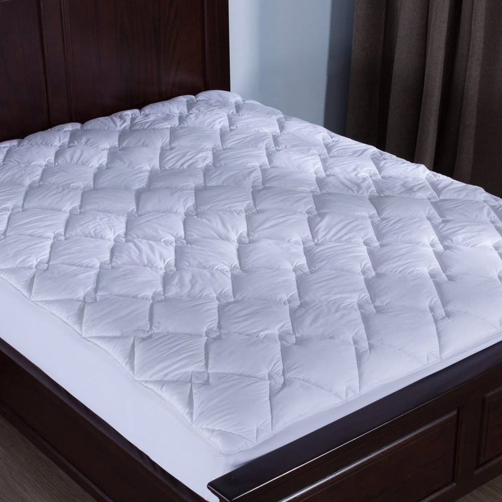 Puredown Down Alternative Mattress Pad/TopperQuilted100 Cotton Top