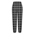 thumbnail image 6 of Mifsaly Plaid Pajama Pants Women Drawstring High Waist Long Pant Soft Cozy Color Block Athletic Joggers Workout Casual Homewear with Pockets 2025, 6 of 6