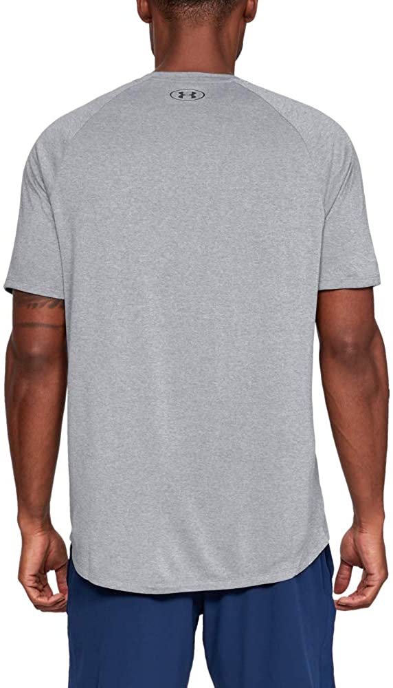 Under Armour Mens Short Sleeve Tech Tee Steel | Black 4XL - Walmart.com