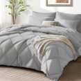 thumbnail image 1 of Juego de Edredón Queen SunStyle Home Comfort 7 Piezas Gris Claro, 1 of 7