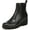 Black, variant on Women’s Aria Wedge Ankle Boot Black Leather 5M
