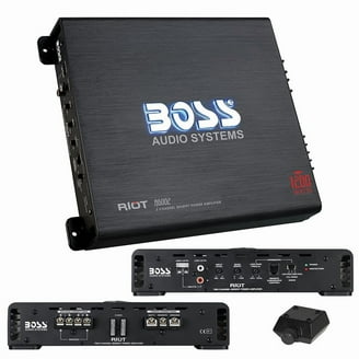 BOSS Audio AR1600.2 2-Channel Car Amp, 1600W Max, 300W RMS, MOSFET