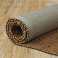 thumbnail image 5 of Ox Bay Natalia 7'9" x 9'9" Brown Striped Braided Jute Indoor Area Rug, 5 of 7