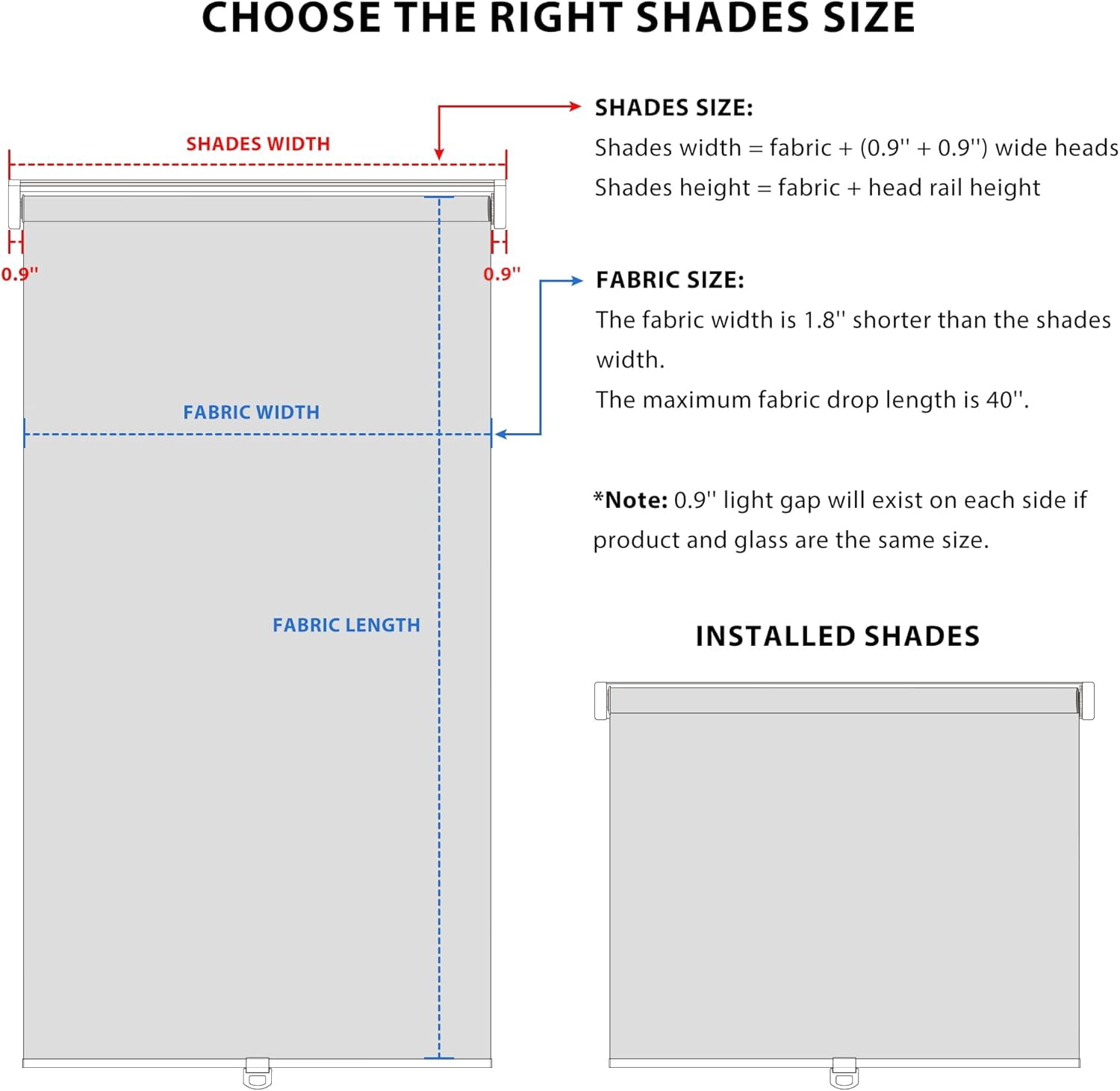 Blackout Door Blinds - Cordless Roll Up French Door Blinds, Thermal Insulated Light Blocking Shades for Front Door  Sidelight Glass Door, 28'' W x 40'' L, Black