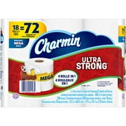 Charmin Ultra Strong Toilet Paper Mega Rolls, 308 sheets, 18 rolls