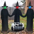 thumbnail image 4 of Decoración De Halloween Decoraciones De Halloween Efectos De Iluminación Coloridos De Halloween Tomados De La Mano Con Fantasmas De Brujas Ambiente De Fiesta Escena De Decorac(Buy 2 Get 1 Free), 4 of 5