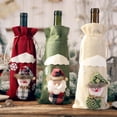 thumbnail image 3 of Funda navideña para botella de vino, adornos navideños para el hogar, adornos navideños, regalos de Navidad de Año Nuevo 2023, 2024, 3 of 4