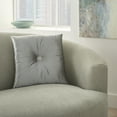 thumbnail image 4 of Nourison Inspire Me! Home Décor Grey Decorative Throw Pillow , 18"X18", 4 of 5