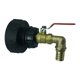 thumbnail image 4 of Adaptador de grifo de IBC, válvula de repuesto de conector, (rosca gruesa de 100 mm a de 14-32 mm) Piezas de montaje de para 25 mm shamjiam Adaptador de tanque de agua IBC 1000L, 4 of 8