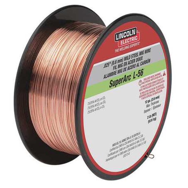 LINCOLN ELECTRIC ED030631 MIG Welding Wire,L56,.030,Spool Walmart