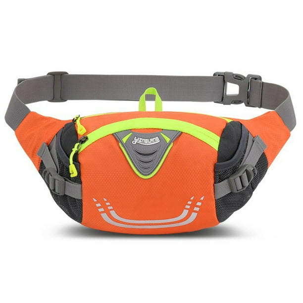 Likrtyny Bolsas Nailon para Riñonera Elástica para Correr para Al Aire Libre (naranja)