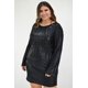 thumbnail image 1 of Vestido plisado de fiesta Roman Fashion /Tallas Extras, 1200 (Negro) negro 36 Roman Fashion V-ST-1200-NEGRO, 1 of 8