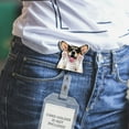 thumbnail image 6 of WIRESTER Set 2pcs Design Acrylic Key Card Holder Belt Clip Reel Id Badge Retractable - Sable Black Tan Pembroke Welsh Corgi Dogs, 6 of 6