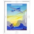 thumbnail image 5 of Art.com Racing The Sun Art Print by Ruehl Frederick Heckman, White Frame Wall Art, 17" x 21", 5 of 5