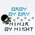 thumbnail image 2 of CafePress - Baby Ninja Blue Infant Bodysuit - Baby Light Bodysuit, Size Newborn - 24 Months, 2 of 4