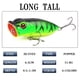 thumbnail image 3 of Señuelos de pesca de agua superior, 5 uds., 6,5 cm/10g, ojos 3D, vida como Swimbait, señuelo duro con anzuelos triples para pesca en agua dulce y salada, 3 of 8