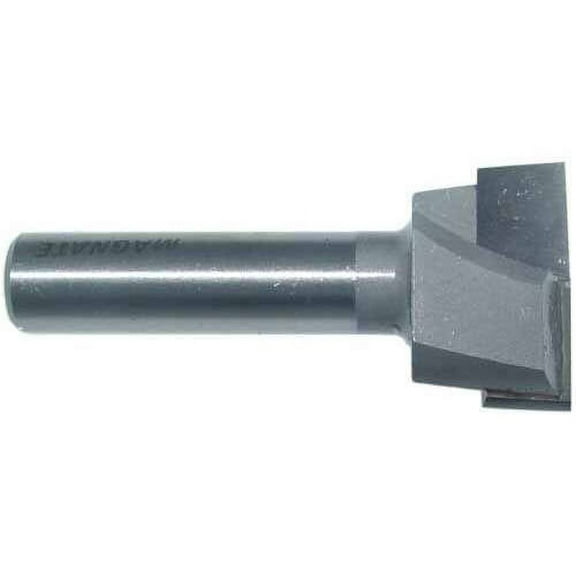 Magnate 2704 Surface Planing (Bottom Cleaning) Router Bit, 1-1/4" Cutting Diameter; 1/2" Shank Diameter; 15/32" Cutting Length; 2" Shank Length