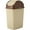 Beige, variant on Superio 18 qt Portable Swing-Top Trash Can, White